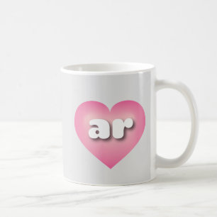 Mug Arkansas coeur fondu rose - I love ar