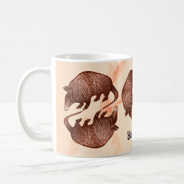 Mug Armadillo Yin Yang (Gauche)