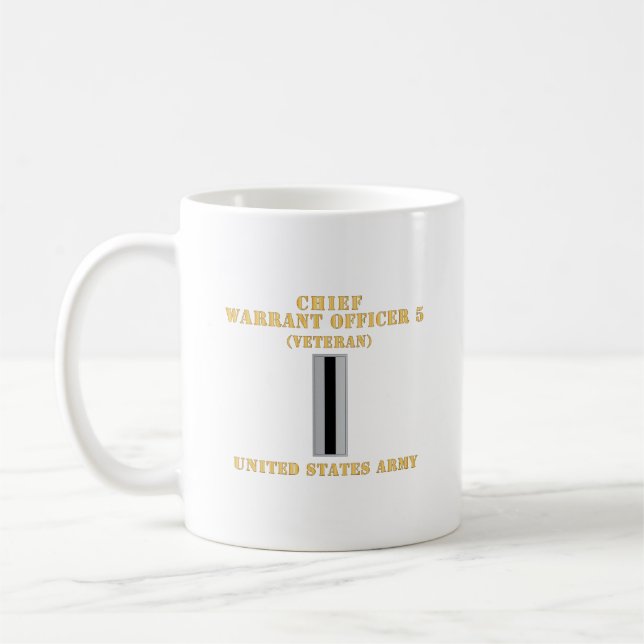 Mug Armée - Adjudant-chef 5 - CW05 - Ancien combattant (Gauche)