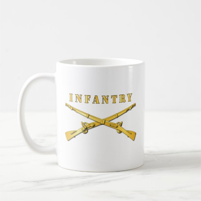 Mug Armée - Br d'infanterie - Fusils croisés (Gauche)