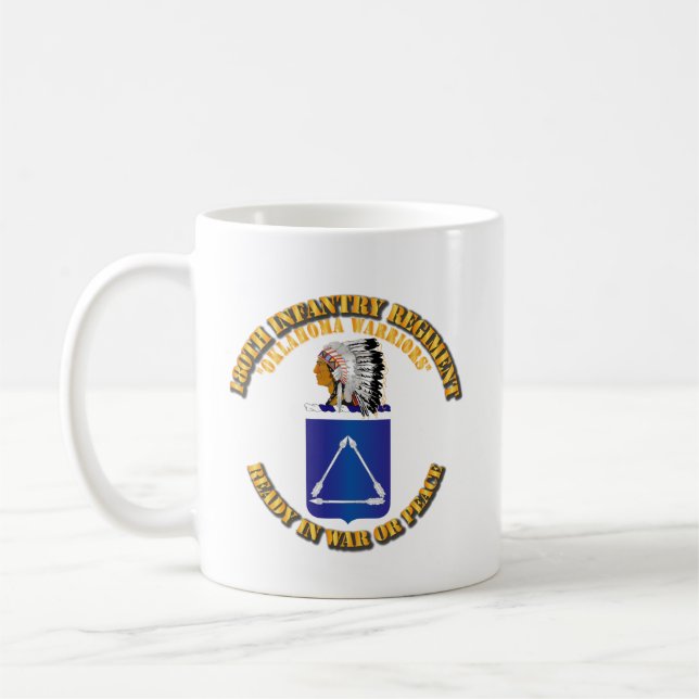 Mug Armée de terre - 180e régiment d'infanterie - ACO (Gauche)