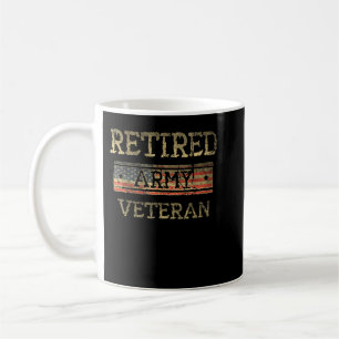 Mug Armée de terre Retraitée Vétéran de l'armée améric