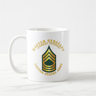 Mug Armée - Sergent-maître - MSG - Vétéran de comb