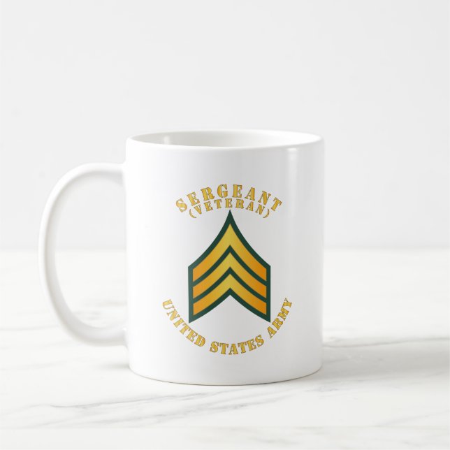 Mug Armée - Sergent - SGT - Vétéran (Gauche)
