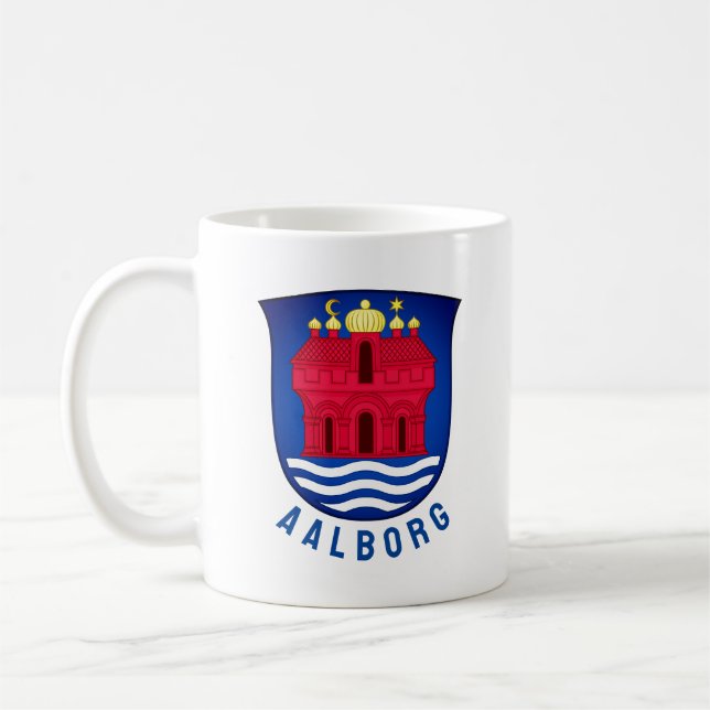 Mug Armoiries d'Aalborg - DANEMARK (Gauche)