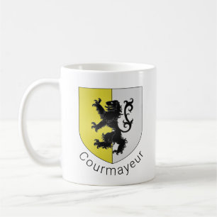 Mug Armoiries de Courmayeur, Val d'Aoste