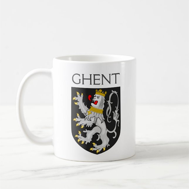 Mug Armoiries de Gand, Belgique (Gauche)