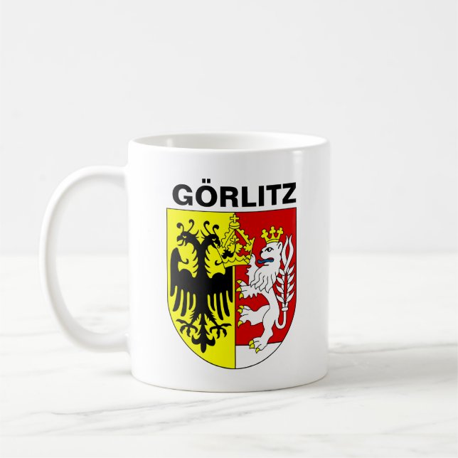 Mug Armoiries de Görlitz, Allemagne (Gauche)
