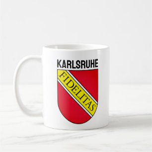 Mug Armoiries de Karlsruhe, ALLEMAGNE