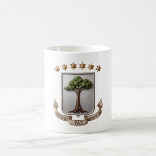 Mug Armoiries de la Guinée équatoriale drapeau nationa