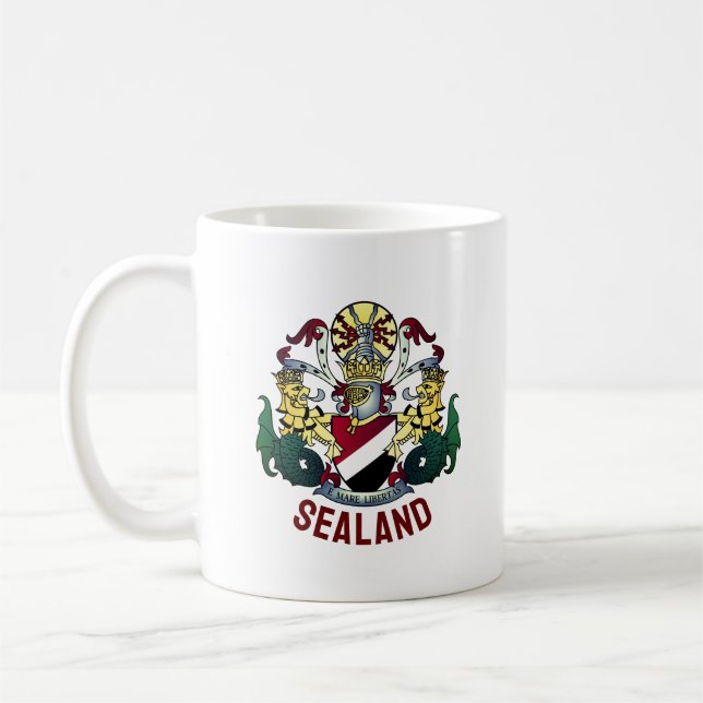 Mug Armoiries de la Principauté de Sealand (Gauche)