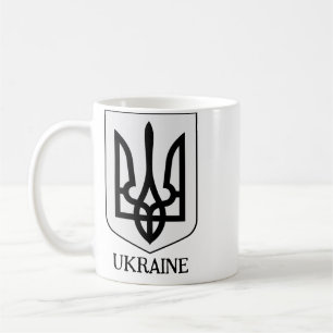 Mug Armoiries de l'État de l'Ukraine Art Minimaliste