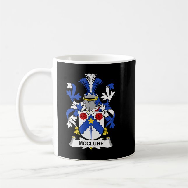 Mug Armoiries de McClure Famille Crest  (Gauche)
