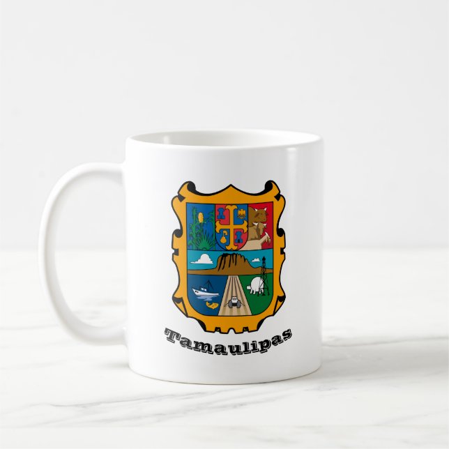 Mug Armoiries de Tamaulipas (Etat), Café du Mexique (Gauche)