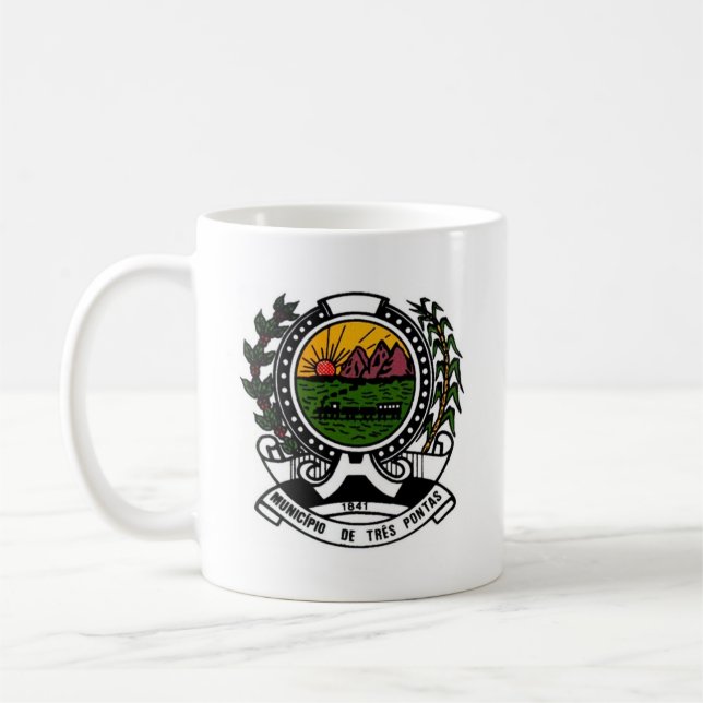 Mug Armoiries de Três Pontas, Minas Gerais (Gauche)