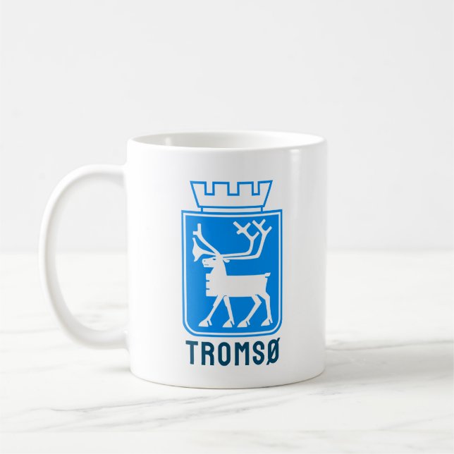 Mug Armoiries de Tromsø, NORVÈGE (Gauche)