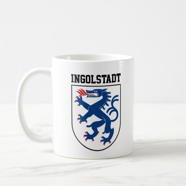 Mug Armoiries d'Ingolstadt, Bavière - ALLEMAGNE (Gauche)