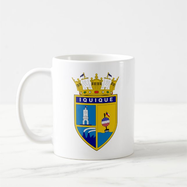 Mug Armoiries d'Iquique, Chili (Gauche)
