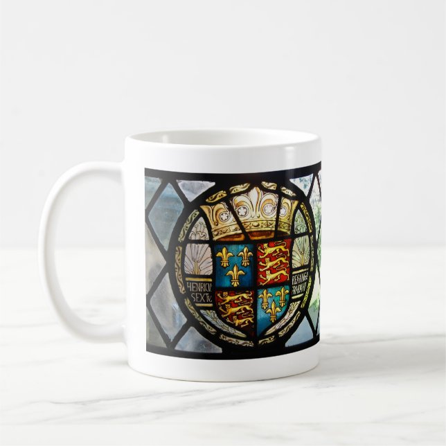 Mug Armoiries royales de Tudor Henry VIII Verre tendu (Gauche)