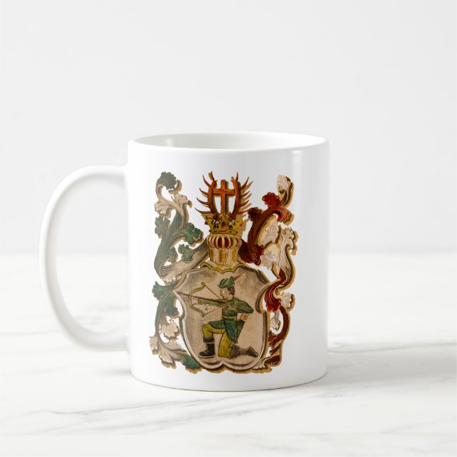 Mug Armoiries vintages de Sagittarius (Gauche)