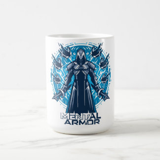 Mug Armure Mentale - Figurine du Guerrier à Capuche