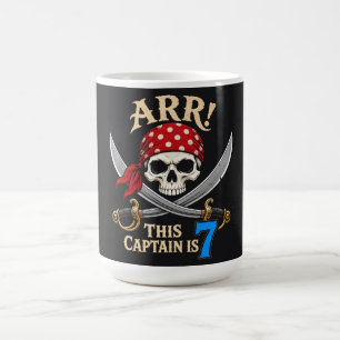 Mug Arr ! Ce capitaine a 7 ans - Pirate 7ème anniversa