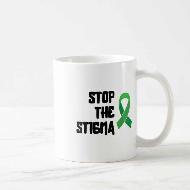 Mug Arrêter La Stigma Chemise La Sensibilisation À La  (Droite)