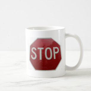 Mug Arrêter le signe