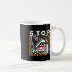Mug Arrêter Les Fausses Nouvelles - Fermer L'Autocolla