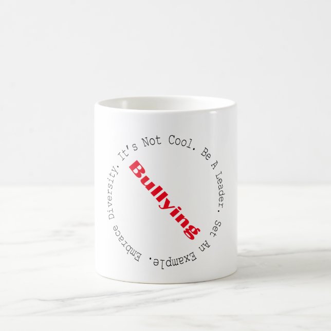 Mug Arrêter l'intimidation-plan (Centre)