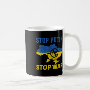 Mug Arrêter Poutine Arrêter La Guerre Avec L'Ukraine L