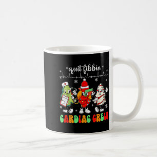 Mug Arrêtez de mentir Équipe de Noël cardiaque technic
