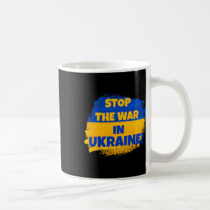 Mug Arrêtez la guerre en Ukraine - Paix dans le monde