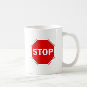 Mug Arrêtez le signe