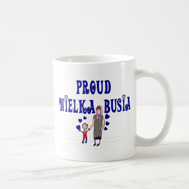 Mug Arrière grand-mère polonais "Wielka Busia " (Droite)