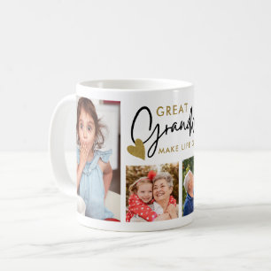 Mug Arrière-petits-enfants rendent la vie grandiose 4