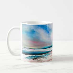 Mug arrière - plan Abstrait de texture d'huile. Peindr