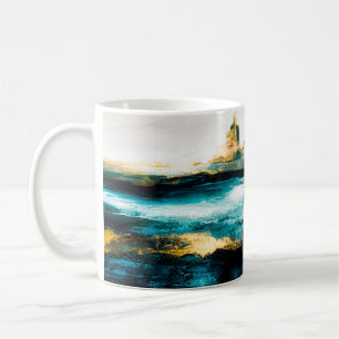 Mug arrière - plan Abstrait de texture d'huile. Peindr