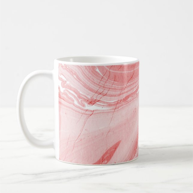 Mug arrière - plan Abstrait de texture en marbre d'enc (Gauche)