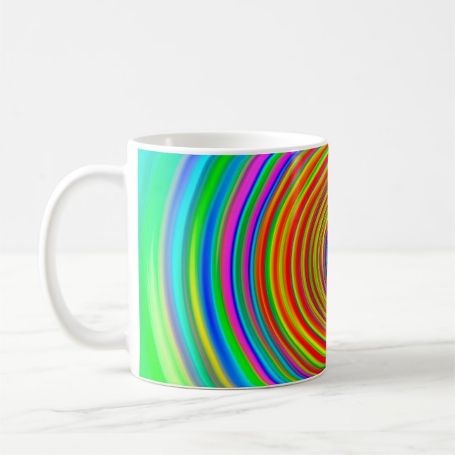 Mug arrière - plan abstrait flou, tex géométrique vint (Gauche)
