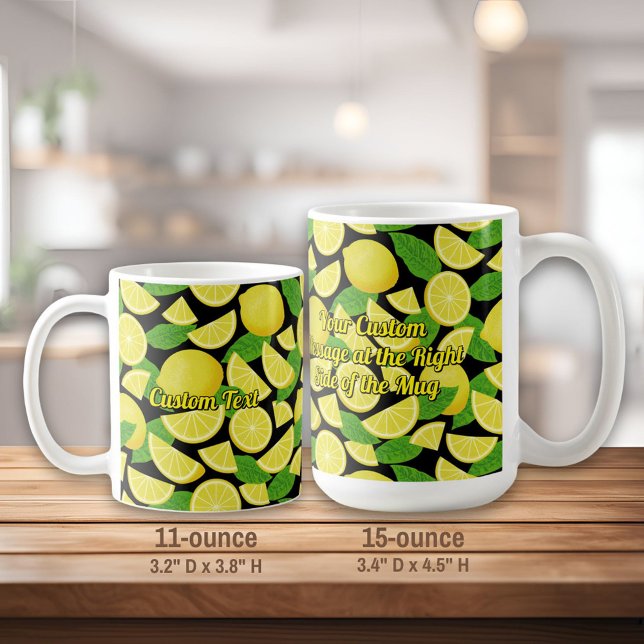Mug Arrière - plan citron (Créateur téléchargé)
