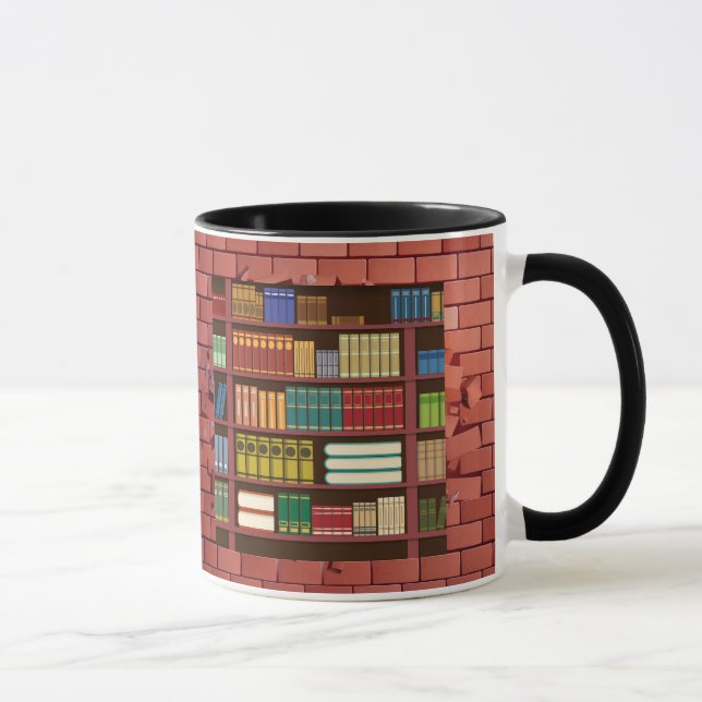 Mug Arrière - plan coque de livre (Droite)