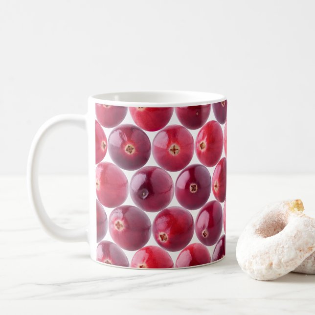 Mug Arrière - plan Cranberry (Avec donut)
