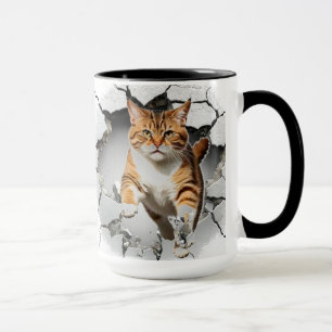 Mug Arrière - plan de chat mignon