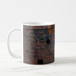 Mug Arrière - plan de mur gris couleur. Différents pat