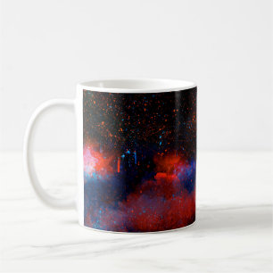 Mug arrière - plan de peinture couleur Abstraite,