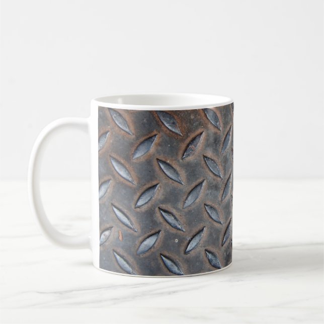 Mug arrière - plan diamant, surf en acier soudé (Gauche)