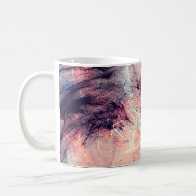 Mug arrière - plan dynamique couleur Abstrait avec écl (Gauche)