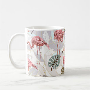 Mug Arrière - plan fleuri vintage sans couture avec fl