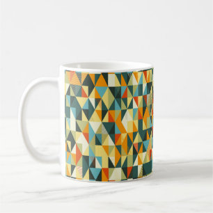Mug Arrière - plan géométrique moderne. motif plat Abs